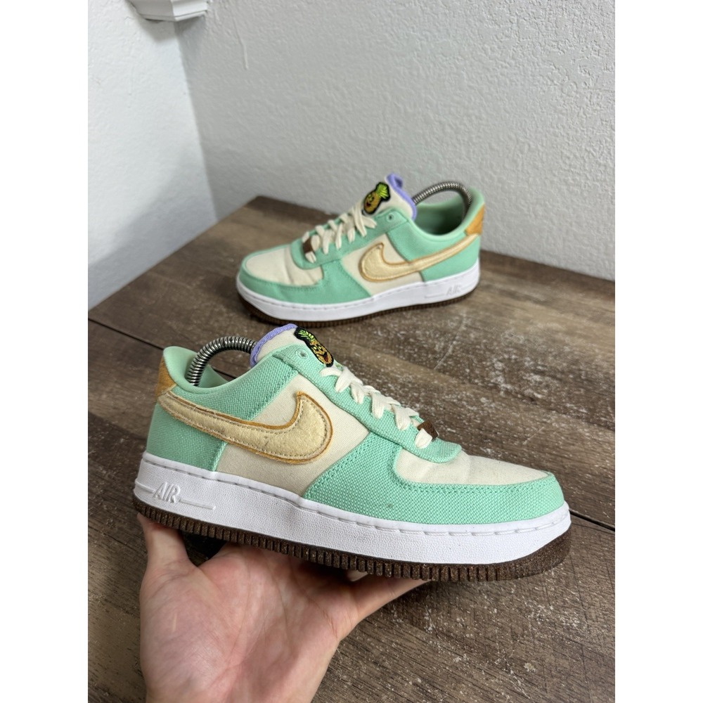 NIB Nike Air Force 1 '07 LX Shoes Women's SZ US 7 Happy Pineapple